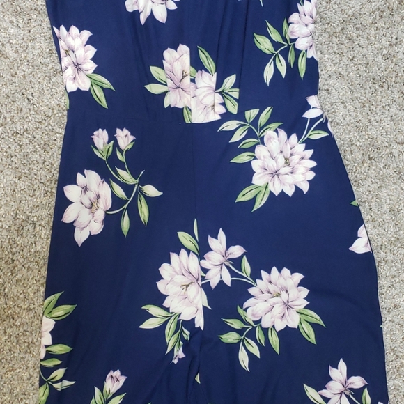 Nine Britton | Mona | Knit Floral Jumpsuit - Picture 2 of 5